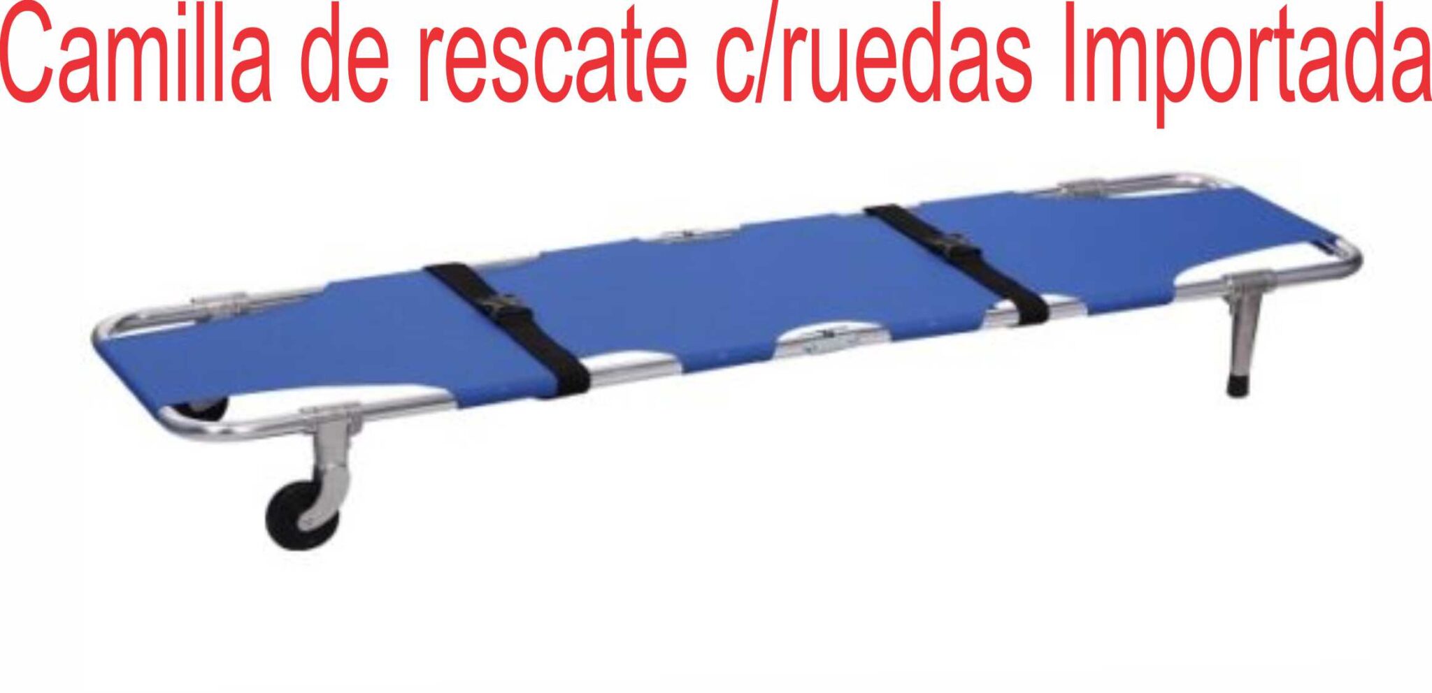 Camilla de Rescate de Aluminio con Ruedas – Material y Equipo de Embalsamar